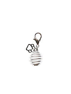 crystal pet collar charms,cat collar charms, dog collar charms - color: Clear Quartz