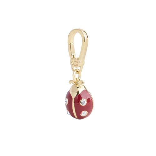 COACH Women's Collectible Signature Jewelry Charm - color: Ladybug Red/Gold