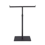 Polmart Countertop Adjustable Display Stand Stand for Purses/Handbags, Wreaths, Wigs, Hats and Crafts (T-Stand, Black) - color: Black Matte