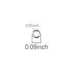 BEADIA 925 Sterling Silver Jump Rings 0.5x2.5mm 150pcs for Jewelry Making Findings - size: 0.5x2.5mm