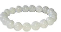 AD Beads Natural Gemstone Round Beads Stretch Bracelet Healing Reiki 10mm (Moonstone) - color: Moonstone