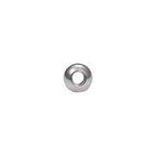 BEADIA Stainless Steel Spacer Beads 4x3mm Round Loose Charm Caps Beads for DIY Jewelry Making 100pcs with 1.5mm Hole - color: 4x3mm 1.5mm