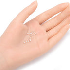 100pcs Adabele Authentic 925 Sterling Silver Hypoallergenic Seamless 2.5mm (0.1 Inch) Small Tiny Round Loose Beads Spacer for DIY Craft Jewelry Making SS141 - color: Sterling silver, size: 2.5mm (0.1") - 100pcs