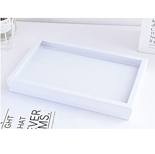 ZLY Jewelry Rings Display Tray Velvet 100 Slot Case Box Jewelry Storage Box (White) - color: White