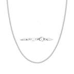 925 Silver Chain Necklace for Women 2mm Box and Snake Italian Choker Chain Thin & Strong Necklace 16/18/20 Inch - size: 16 inch, style: Snake Chain