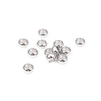BEADIA Stainless Steel Spacer Beads 10x5mm Rondelle Loose Charm Caps Beads for DIY Jewelry Making 20pcs with 7mm Hole - color: 10x5mm 7mm