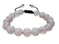 GAF TREASURES Grade A ++ Gemstone Round Bead Adjustable Bracelet 10mm, Genuine Crystal Bead Bracelet, Gift for Men & Women - color: Rose Quartz