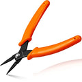5-Inch Long Nose Pliers Specialty Pointed Nose Tweezer Nose Pliers 1mm Diameter Tip Mini Needle Nose Chain Nose Pliers Flat Smooth Jaw Precision Pliers Jewellery Making Tool - style: Long Nose Pliers
