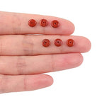 JOE FOREMAN 2x6mm Natural Red Jasper Gemstone Heishi Disc Rondelle Spacer Beads for Jewelry Making Full 15" Strand Energy Stone Healing Power Crystal - color: Red Jasper