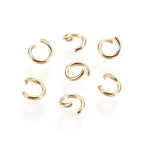 HDSupplies 100 Pieces - 304 Gold Tone Stainless Steel Jump Rings - 4mm - 21 Gauge (0.7mm Thickness) - color: Gold Tone Stainless Steel, size: 4mm / 0.7mm Thick / 21 Gauge