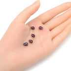 24pcs Adabele Austrian 8mm Faceted Teardrop Loose Crystal Beads Dark Violet Compatible with 5500 Swarovski Crystals Preciosa SST-822 - color: Dark Violet, size: 8mm x 6mm - 24pcs