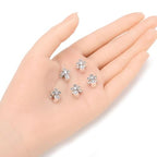 40pcs Cross Sign Large Hole Religious Loose Beads (4.5mm Hole) Antique Silver Metal Spacer for DIY Craft Jewelry Making MEC-D2 - size: Cross Sign