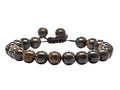 Amazing Gemstone Bronzite Bracelet for Women Men's Gifts - Protection Healing Crystal Bracelet - 8mm Gemstone Beaded Adjustable Bracelet Pulseras Para Hombres Mujer Stocking Stuffers - color: Bronzite