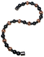 Copper and Magnetic Hematite Bracelet - size: 9.5 Inches