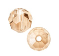 100pcs Adabele Austrian 4mm (0.16 Inch) Small Faceted Loose Round Crystal Beads Light Peach Pink Compatible with 5000 Swarovski Crystals Preciosa SS2R-418 - color: Peach/Pink, size: 4mm Small (100pcs)
