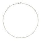Amazon Essentials 14K Gold Plated Paperclip Chain Necklace - color: Silver, size: 16"