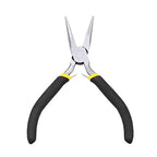 Mini Long Nose Pliers for Jewelry Making 4.5-Inch Needle Nose Pliers with Smooth Jaw Chain Nose Pliers Spring Loaded Pliers Jewelry Repair Pliers Beading Jewelry Repair Tool - size: Chain Nose