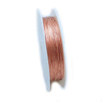 26 Gauge, 99.9% Pure Copper Wire (Round) Dead Soft CDA #110 Made in USA - 50FT by CRAFT WIRE - size: 26 Gauge, style: 50 Feet