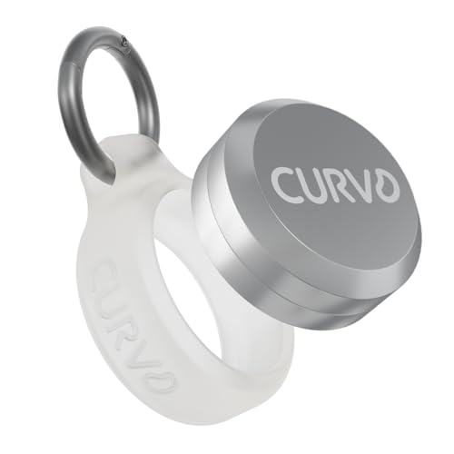 CURVD Premium Carrying Case Durable Travel Keychain Container, Medicine Pill Organizer, Travel Pill Box, Small Waterproof Holder for Pills, Earplugs, Compatible with Loop, Vibes & Eargasm - color: Cloud