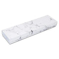 TheDisplayGuys - 25-Pack #82 Cotton Filled Cardboard Paper Jewelry Boxes Gift Case - Marble White (8.0" x 2.0" x 1.0") - for Shipping or Storage - size: 1 Count (Pack of 25), style: 8.0" x 2.0" x 1.0" (#82)