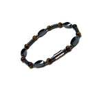 Accents Kingdom Elegant Tiger's Eye Bead Magnetic Hematite Bracelet