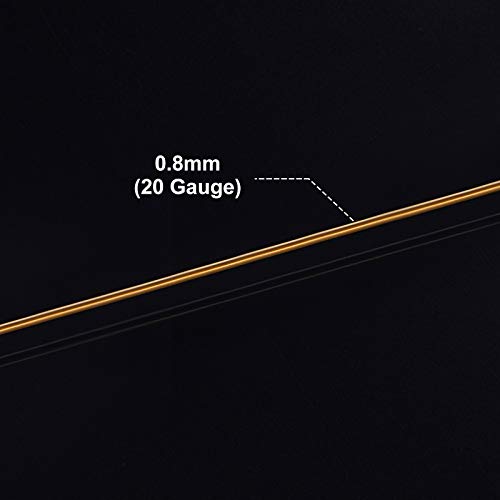 BENECREAT 20 Gauge 32 Yards Jewelry Beading Wire Tarnish Resistant Copper Wire for Beading Wrapping and Other Jewelry Craft Making, Antique Bronze - color: Antique Bronze, size: 20 Gauge