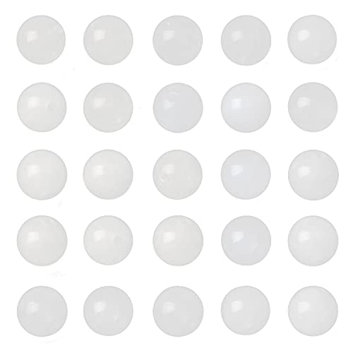 AD Beads 8mm Natural Round Loose Beads 110 Pieces, for Making 108 Mala Prayer Beads Necklace, Bracelet & Yoga Meditation, Jewelry Design (White Jade) - color: White Jade