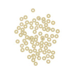 Mandala Crafts Beige Heishi Beads 6mm – 3000 Flat Polymer Disc Clay Beads for Adult Jewelry Making Spacer Beads, Bracelets, Necklaces, and Earrings - color: Beige, size: 6mm 3000 PCs