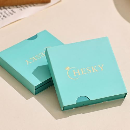 CHESKY 14K Gold Plated Chunky Necklace for Women, Trendy Paperclip Chain Necklace Thick Cross Heart Pendant Necklace Layered Herringbone Cuban Link Chain Toggle Necklaces Non Tarnish Jewelry - color: gold, style: pearl pendant