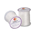 1 mm Sturdy Stretchy Bracelet String, 2 Rolls of Crystal Clear Elastic Bead Cord for Bracelets, Necklaces, and Jewelry Making (656 Feet) - size: 656 Feet(Crystal Clear)