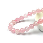 MJDCB 7A Pure Natural Rose Quartz Beads Round Loose Beads for Jewelry Making DIY Bracelet 15" (4mm) - color: Rose Quartz, size: 4mm