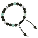 Amazing Gemstone Anger Control Bracelet - Howlite Amazonite Lava Bracelet Set for Men Women Healing Calming Anxiety Stress Relief Gifts Pulseras Para Hombres Mujer Stocking Stuffers (Adjustable) - color: Anger Control