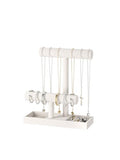 Bracelet and Necklace Holder,Velvet Jewelry Necklace Display Organizer Stand,bracelet Holder for Selling,Bracelet and Necklace Storage Tree (Style 2（Beige）) - style: Style 2（Beige）
