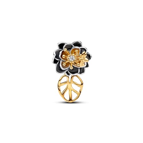 Mother Heart Charms for Bracelets Love Mom Flowers Charm Jewellery for Women - style: Flower