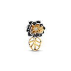 Mother Heart Charms for Bracelets Love Mom Flowers Charm Jewellery for Women - style: Flower