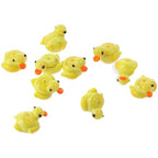 10 Pcs Duck Lampwork Beads Pendants 15X15mm Cartoon Animal Loose Beads for Necklace Bracelet DIY Jewelry Making