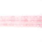 6mm Faceted Natural Rose Quartz Stone Beads Coin Disc Gemstone Spacer Beads for Jewelry Making DIY Bracelet Necklace - color: Rose Quartz