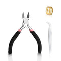 Wire cutters Needle for Jewelry Making,Jewelry Pliers Jewelry Making Tools for Crafts，With Long Flat Nose Pliersfor Cutting Crafts-Matte Handle - color: Wire Cutters Needle-anti Fan