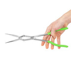 OEMTOOLS 22633 13 Inch X-Type Long Nose Pliers, Straight, Precision Grip, Steel, With Comfort Grip Handle - style: 13 inch x-type long nose pliers