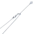 14k REAL Yellow OR White Gold Solid 0.8mm Box Length Adjustable Chain Necklace with Lobster Claw Clasp