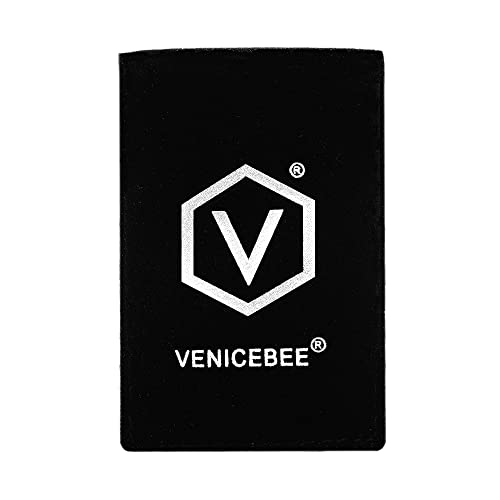 VENICEBEE® Long Stainless Steel Ball Chain Medical Grade 316L Surgical Metal Dog-Tag ID Military Necklace 30" INCHES 3MM Wide Resizable Chain 30 inch + Pouch - HYPOALLERGENIC LEAD-FREE METAL