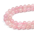 MJDCB 7A Pure Natural Rose Quartz Beads Round Loose Beads for Jewelry Making DIY Bracelet 15" (12mm) - color: Rose Quartz, size: 12mm