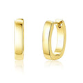 925 Sterling Silver Earrings Small Chunky Hoop Earrings for Women Trendy Huggie Hoop Earrings 14K Gold Plated Hypoallergenic Earrings Small Thick Huggie Hoops Earrings - color: Gold2