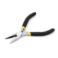 Mini Long Nose Pliers with Wire Cutter 5 Inch Serrated Jaw Mini Beading Pliers for Jewelry Making Micro Precision DIY Handcraft Tool - size: Long Nose