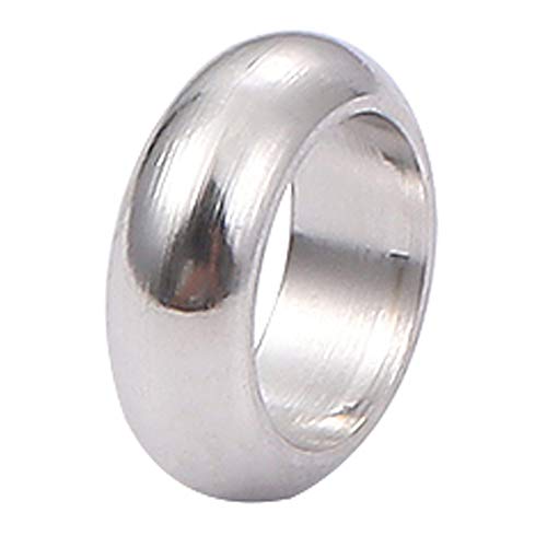 BEADIA Stainless Steel Spacer Beads 2.5x1mm Rondelle Loose Charm Caps Beads for DIY Jewelry Making 100pcs with 1.5mm Hole - color: 2.5x1mm 1.5mm