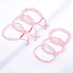 AD Beads Natural Gemstone Round Loose Beads 15" for Bracelet Necklace Earrings Jwelery Making Crafts DIY (4mm, Rose Quartz) - color: Rose Quartz, size: 4mm