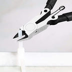 BOENFU 5 inch Flush Cutters Precision Wire Cutters Wire Snips Small Wire Nippers, Ideal for Crafts, Model, Electronics, Zip Ties, Jewelry Making - color: 5 Inches