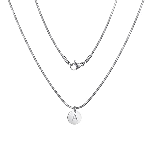 12 Pack Necklace Chains 24 Inches Stainless Steel Snake Chain Necklace with Lobster Clasps for DIY Jewelry Making, 1.2 mm - size: 24 Inches