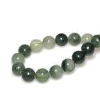 Natural Stone Beads Mixed Jasper Round Loose Beads for Jewelry Making DIY Bracelet Necklace (8mm) - color: Grass green jade, size: 8mm