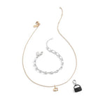 COACH Women's Collectible Signature Jewelry Charm - color: Tabby Black/Rhodium